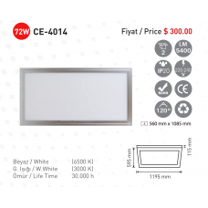 CE-light-CE-4014-Led-Panel-Armatur