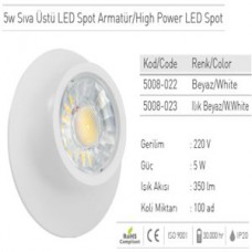 Ack-5w-Siva-Ustu-Led-Spot-Armatur